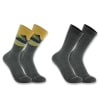 Carhartt Midweight Synthetic-Wool Blend Mountain Crew Sock 2 Pack SC9592M - Image 2 of 0
