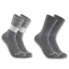 Carhartt Midweight Synthetic-Wool Blend Colorblock Crew Sock 2 Pack SC9622M - Image 2 of 0