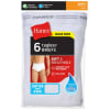 Hanes 6 Pack White  Briefs Underwear  2252P6 - Image 3 of 0