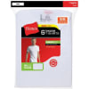 Hanes 6 Pack White Crew Neck T-Shirt - 2135P6 - Image 2 of 0