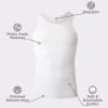 Hanes 6 Pack White Tank Undershirt - 372AP6 - Image 2 of 0