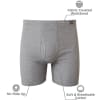 Hanes 2 Pack Color Boxer Briefs  - 7460VT - Image 3 of 0