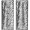 LT Corrugated 2 Posts and Clutch back 3/4 Inch Gold Insignia 4414 - Image 2 of 0