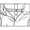 Hero's Pride Shirt Keeper Belt - Shirt Stay 9074B54 - Image 4 of 0