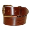 Genuine Oil Tan Solid Leather Belt - 1288 - Image 2 of 0