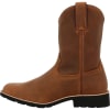 Rocky Monocrepe 9 Inch Round Toe Unlined Pull On Western Work Boot RKW0461 - Image 2 of 0