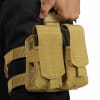 Rothco Coyote Brown Drop Leg Double Mag Pouch - 10791. - Image 2 of 0