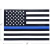 Rothco Transparent Thin Blue Line Flag Decal 12931 - Image 2 of 0