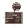 Rothco USMC Globe and Anchor US Flag Morale Patch 1891 - Image 2 of 0