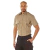 Rothco Khaki Short Sleeve Uniform Shirt - 30035 - Image 3 of 0