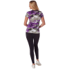 Rothco Womens Ultra Violet Camo Longer T-shirt 5754 - Image 4 of 0