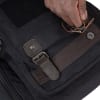 Rothco Black Vintage Canvas Sling Backpack 59680 - Image 4 of 0
