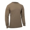 Rothco Brown Long Sleeve Solid T-Shirt - 60217 - Image 2 of 0