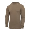 Rothco Brown Long Sleeve Solid T-Shirt - 60217 - Image 3 of 0