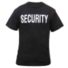 Rothco Black Security 2-Sided T-Shirts - 6616 - Image 1 of 0