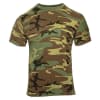 Rothco Woodland Camo With Pocket T-Shirt - 6667 - Image 1 of 0