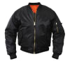 Rothco Black MA-1 Flight Jacket 7324 - Image 1 of 0
