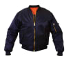 Rothco Navy Blue MA-1 Flight Jacket 7325 - Image 1 of 0