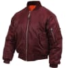 Rothco 7327 Maroon MA-1 Flight Jacket - Image 1 of 0