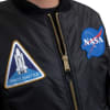 Rothco Black Nasa MA-1 Flight Jacket - 7328 - Image 4 of 0