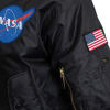 Rothco Black Nasa MA-1 Flight Jacket - 7328 - Image 5 of 0