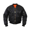 Rothco 77350 Black Concealed Carry MA-1 Flight Jacket - Image 2 of 0