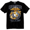 Rothco Black Marines T-Shirt - 80280 - Image 1 of 0