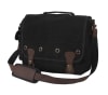 Rothco Black Leather Canvas Laptop Bag - 9682 - Image 1 of 0