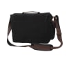 Rothco Black Leather Canvas Laptop Bag - 9682 - Image 2 of 0