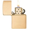 Zippo Armor Brushed Brass Lighter 168 - Image 3 of 0