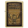 Zippo  US Navy Veteran Design  Lighter 46489 - Image 1 of 0