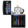 Zippo Thin Blue Line US Flag Lighter 1516 - Image 3 of 0