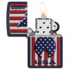Zippo Patriotic Flame Lighter 73762 - Image 3 of 0