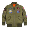 Alpha Youth MA-1 Jacket with Patches - YJM21001C1 - Image 3 of 0