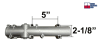 669G 5 in. x 2-1/8 in. Commercial Door Closer, Adjustable Size 1-6, Aluminum Finish - Image 2 of 0