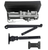 803H Commercial Door Closer, 10-3/8 Inch x 1 Inch Mounting Holes, Adjustable Spring, Non Handed, Hold Open Arm, Dark Bronze Finish - Image 1 of 0