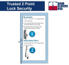 Pittco ADA Compliant Storefront Door 2 Point Lock System - Image 2 of 0