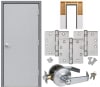 Commercial Steel Door With Polystyrene Core, 3070 36 in. x 84 in. RHR 18 Gauge Galvanealed, Slip On Drywall Knock Down Frame, Includes Heavy Duty Butt Hinges and Cylindrical Lock (3-4 Week Production Time) - Image 2 of 0