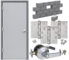 Commercial Steel Door With Polystyrene Core, 3668 42 in. x 80 in. LHR 18 Gauge Galvannealed, Masonry Brick Or Block Wall Knock Down Frame, Includes Heavy Duty Butt Hinges and Cylindrical Lock (3-4 Week Production Time) - Image 2 of 0