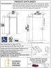 Commercial Steel Door With Polystyrene Core, 3668 42 in. x 80 in. LHR 18 Gauge Gavannealed, Wood or Metal Stud Wall Knock Down Frame, Includes Heavy Duty Butt Hinges and Cylindrical Lock (3-4 Week Production Time) - Image 5 of 0