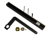 Horton EasyAccess Series 7100 Surface Applied 14 Tooth Inswing Parallel Arm, Slide Block, and Door Track, Dark Bronze Finish - Image 1 of 0