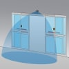 Commercial Automatic Sliding or Swinging Door Microwave Motion Sensor - Image 3 of 0