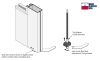 Calibre Door Closers 7085-BOTTOM-GUIDE Replacement Bottom Guide Assembly For 7085 Series Concealed Vertical Rod Panic Exit Device - Image 2 of 0