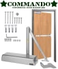 HD Brute Strength Commercial Wood Door Closer, Hard Wearing Pivot Arm, Anti Wearing Power House Spring For High Traffic, Windy, and Heavy Wood Doors - Image 3 of 0