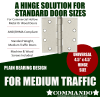 4.5 Inch x 4.5 Inch Plain Bearing Hinge - Image 2 of 0