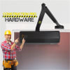 Construction Pro Hardware Grade 1 Door Closer With Dark Bronze Finished Cover For Commercial Glass Doors - Image 7 of 0