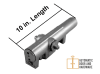 Corbin Closer Body, Model 100 / 2800, Fixed Spring Size 2 To 5, Non Hold Open, Remanufactured - Image 3 of 0