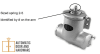 Corbin Potbelly Closer Body, Model 102 - 105, Fixed Spring Size 2 To 5, Hold Open Function, Remanufactured - Image 2 of 0