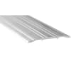 Construction Pro Hardware Commercial ADA Saddle Threshold, 4 in. Wide x 1/4 in. Tall x 72 in. Length, 6063-T6 Aluminum Alloy, Slip Resistant, Mill Finish - Image 1 of 0