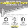Touch Pad Panic Bar Rim Exit Device For Hollow Metal Door (Construction Pro Hardware Swing Master 40 Series) - Image 4 of 0